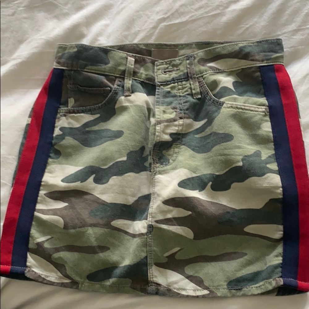 Mother jean skirt